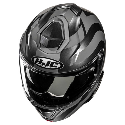HJC i91 Arven Systeemhelm, Grijs-Zwart (2 van 3)
