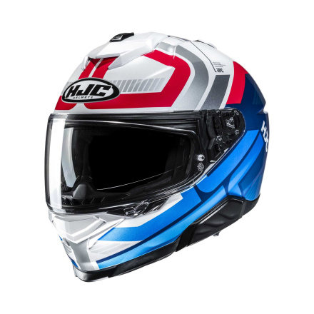i71 Viz Integraalhelm - Blauw-Rood