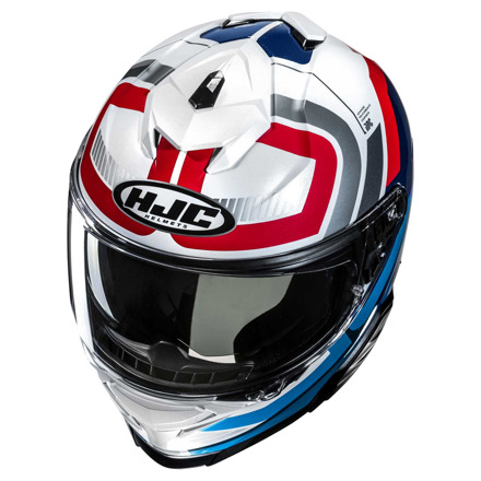 HJC i71 Viz Integraalhelm, Blauw-Rood (2 van 3)