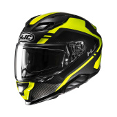 F71 Tozz Integraalhelm - Zwart-Fluor