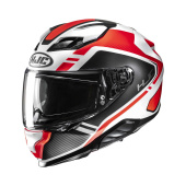F71 Tozz Integraalhelm - Wit-Oranje