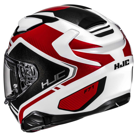 HJC F71 Tozz Integraalhelm, Wit-Rood (3 van 3)