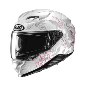F71 Eliz Integraalhelm - Wit-Roze