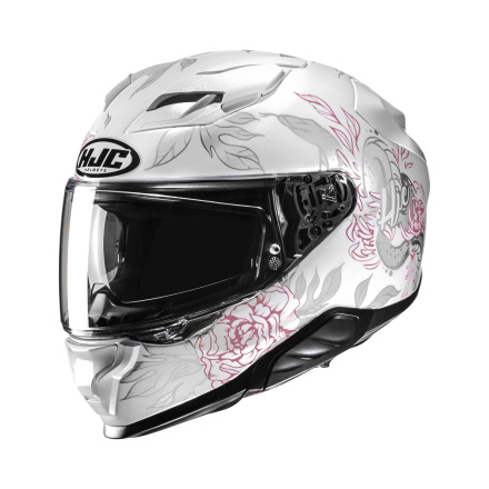 HJC F71 Eliz Integraalhelm, Wit-Roze (1 van 3)