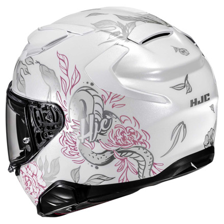 HJC F71 Eliz Integraalhelm, Wit-Roze (3 van 3)