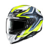 F71 Fes Integraalhelm - Geel-Blauw