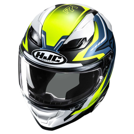 HJC F71 Fes Integraalhelm, Geel-Blauw (2 van 3)