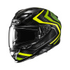 F71 Carbon Nevio Integraalhelm - Zwart-Geel