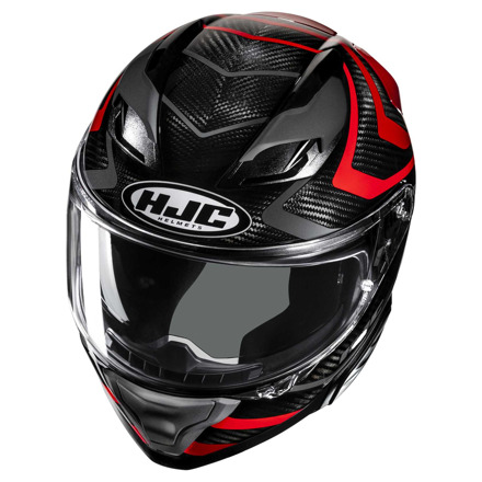 HJC F71 Carbon Nevio Integraalhelm, Zwart-Rood (2 van 3)