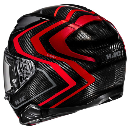 HJC F71 Carbon Nevio Integraalhelm, Zwart-Rood (3 van 3)