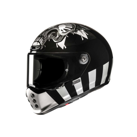 V10 Crania Integraalhelm - Zwart-Wit