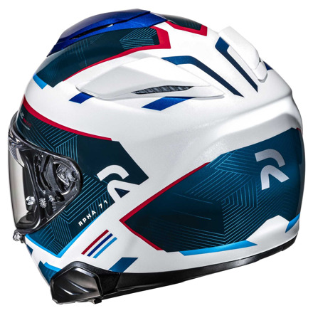 HJC RPHA 71 Ellon Integraalhelm, Wit-Blauw (3 van 5)