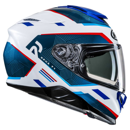 HJC RPHA 71 Ellon Integraalhelm, Wit-Blauw (5 van 5)