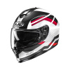 C70N Belis Integraalhelm - Wit-Rood