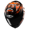 HJC C10 Diablo mask Integraalhelm, Zwart-Rood (Afbeelding 4 van 5)