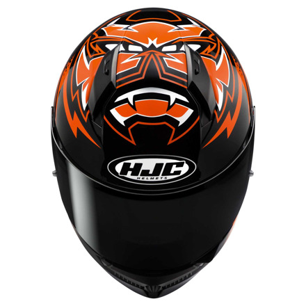 HJC C10 Diablo mask Integraalhelm, Zwart-Rood (5 van 5)