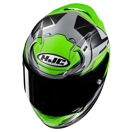 HJC RPHA 12 Brels Integraalhelm, Groen-Zwart (2 van 3)