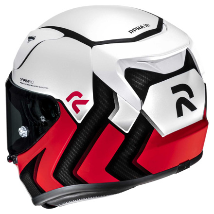 HJC RPHA 12 Kos Integraalhelm, Rood-Wit (2 van 3)