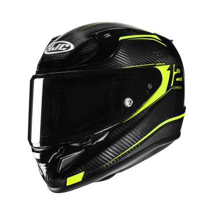 HJC RPHA 12 Carbon Keres Integraalhelm, Zwart-Geel (1 van 1)