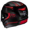 HJC RPHA 12 Carbon Keres Integraalhelm, Zwart-Rood (Afbeelding 2 van 3)