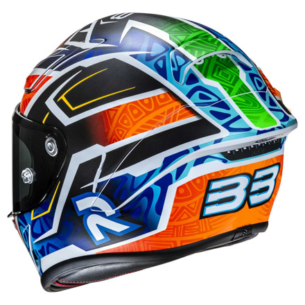 HJC RPHA 1 Binder Replica 2024 Integraalhelm, Rood-Blauw (3 van 5)