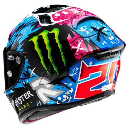 HJC RPHA 1 Quartararo Le Mans Special 2024 Integraalhelm, Blauw-Roze (2 van 5)