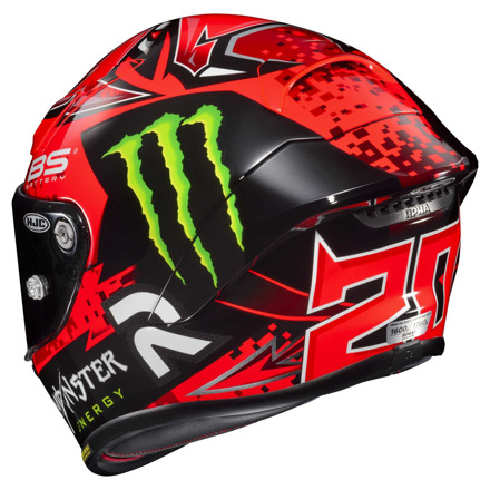 HJC RPHA 1 Quartararo Replica 2024 Integraalhelm, Rood-Zwart (3 van 5)
