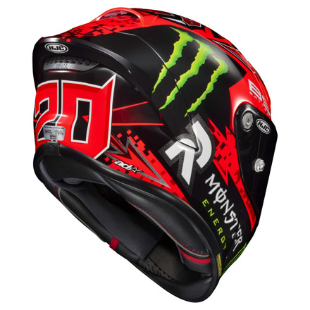 HJC RPHA 1 Quartararo Replica 2024 Integraalhelm, Rood-Zwart (4 van 5)
