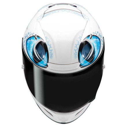 HJC RPHA 12 Light Fury Universal Integraalhelm, Wit-Blauw (4 van 5)