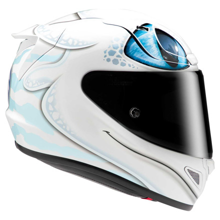 HJC RPHA 12 Light Fury Universal Integraalhelm, Wit-Blauw (5 van 5)