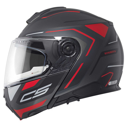 Schuberth C5 Omega Systeemhelm, Zwart-Rood (3 van 5)