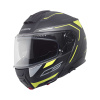 Schuberth C5 Omega Systeemhelm, Zwart-Geel (Afbeelding 1 van 5)