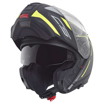 Schuberth C5 Omega Systeemhelm, Zwart-Geel (2 van 5)