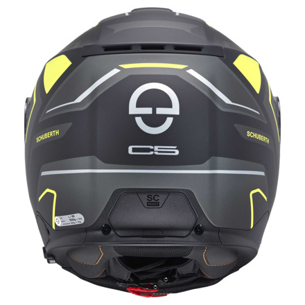Schuberth C5 Omega Systeemhelm, Zwart-Geel (4 van 5)