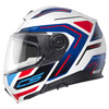 Schuberth C5 Omega Systeemhelm, Wit-Blauw (Afbeelding 3 van 5)