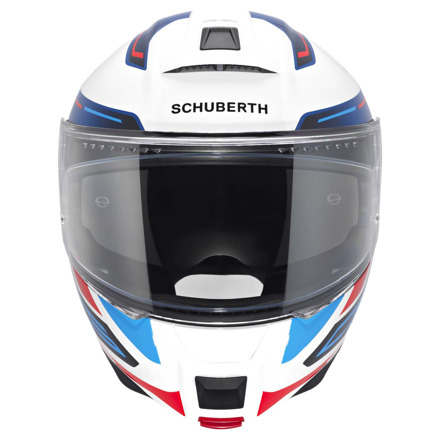 Schuberth C5 Omega Systeemhelm, Wit-Blauw (5 van 5)