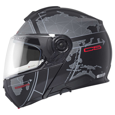Schuberth C5 Globe Systeemhelm, Zwart-Grijs (3 van 5)