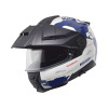Schuberth E2 Atlas Systeemhelm, Wit-Blauw (Afbeelding 1 van 5)
