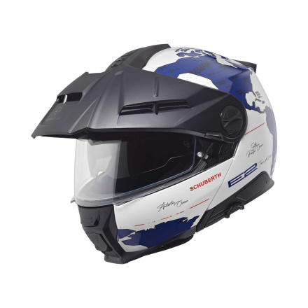 Schuberth E2 Atlas Systeemhelm, Wit-Blauw (1 van 5)
