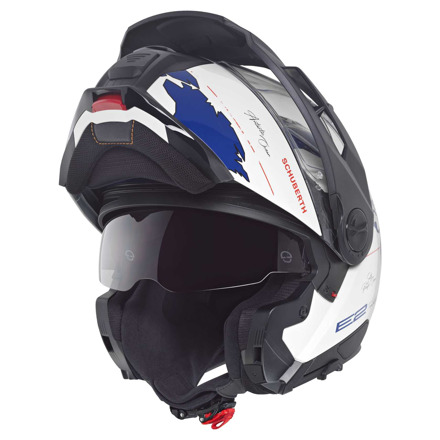 Schuberth E2 Atlas Systeemhelm, Wit-Blauw (2 van 5)