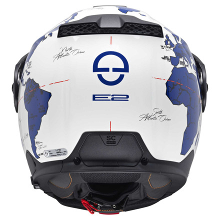 Schuberth E2 Atlas Systeemhelm, Wit-Blauw (4 van 5)