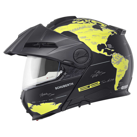 Schuberth E2 Atlas Systeemhelm, Zwart-Geel (3 van 5)