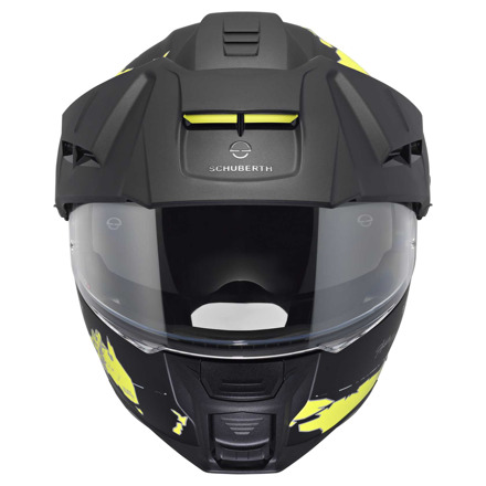 Schuberth E2 Atlas Systeemhelm, Zwart-Geel (5 van 5)