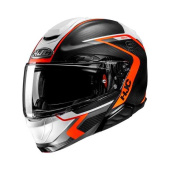 RPHA 91 Carbon Lagos Systeemhelm - Grijs-Oranje