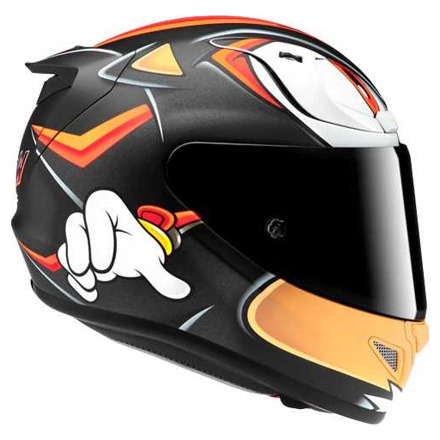 HJC RPHA 12 Shadow the Hedgehog Integraalhelm, Zwart-Geel (3 van 4)