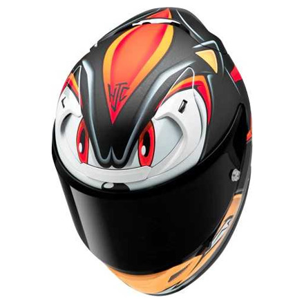 HJC RPHA 12 Shadow the Hedgehog Integraalhelm, Zwart-Geel (4 van 4)