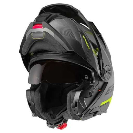 Schuberth E2 Defender Systeemhelm, Zwart-Fluor (2 van 3)