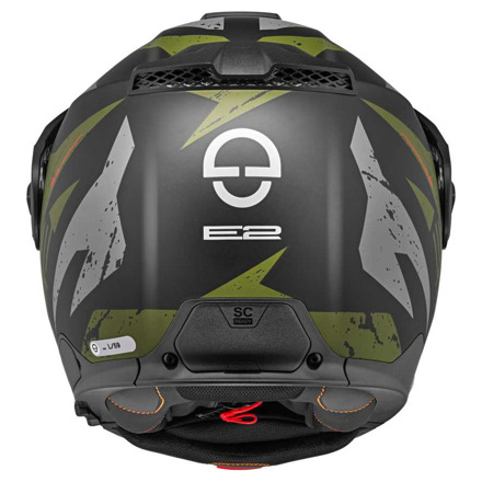 Schuberth E2 Explorer Systeemhelm, Groen (3 van 3)