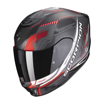 Scorpion EXO-391 Haut Integraalhelm, Mat Zwart-Rood (1 van 1)