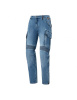SECA Square II Motorjeans, Blauw (Afbeelding 1 van 4)